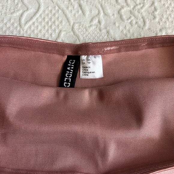 Satin Pink Tube Top - Picture 4 of 4